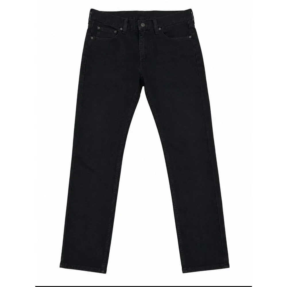 Levi’s Black Jeans Men’s 30x32 Slim Straight Dark Wash Denim